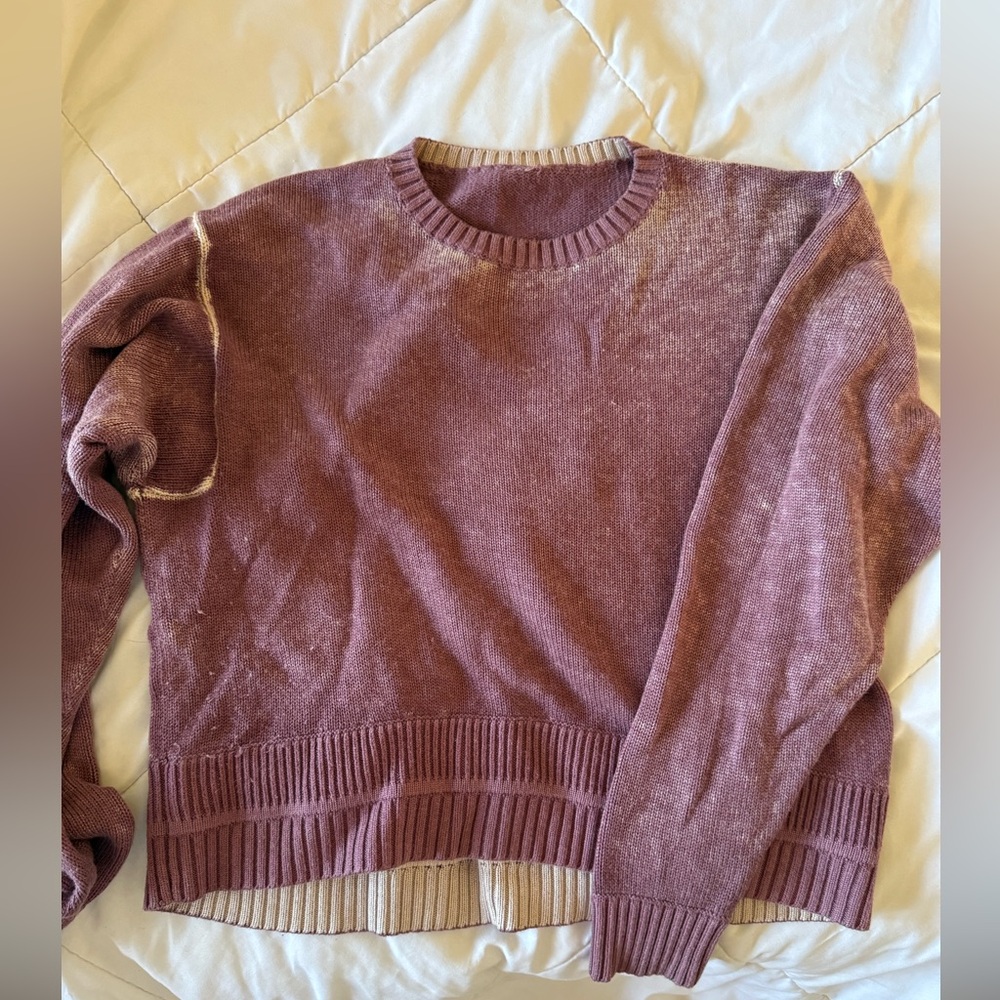 Lululemon cashmere pullover sweater
